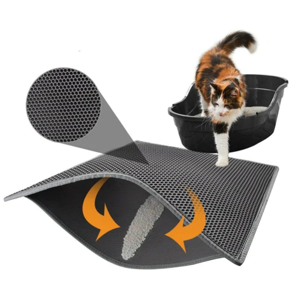 Thumbnail for Kattenbak Waterproof Pet Cat Litter Mat